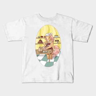 horse pastry chef Kids T-Shirt